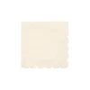 Small Cream Paper Napkins (x 20)>Meri Meri Fashion