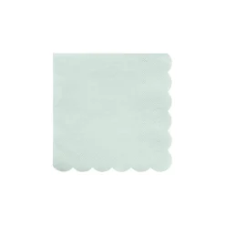 Small Mint Sorbet Paper Napkins (x 20)>Meri Meri Fashion