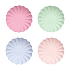 Small Multicolor Compostable Plates (x 8)>Meri Meri Discount