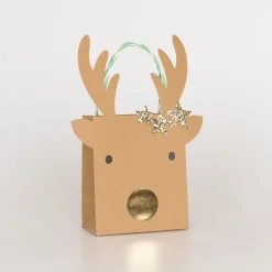 Small Reindeer With Stars Gift Bags (x 2)>Meri Meri Hot