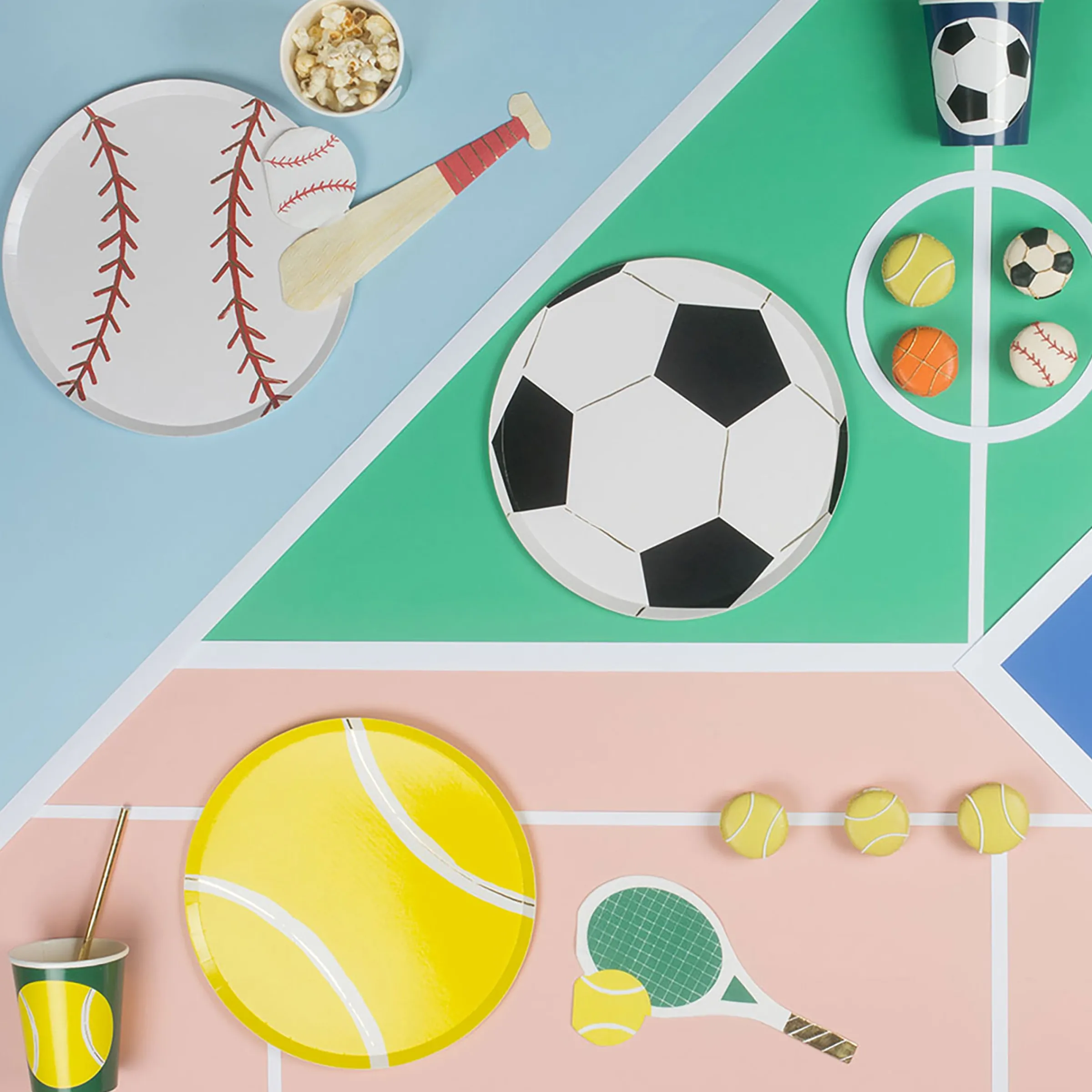 Soccer Cups (x 8)>Meri Meri Discount