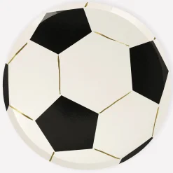 Soccer Plates (x 8)>Meri Meri Clearance