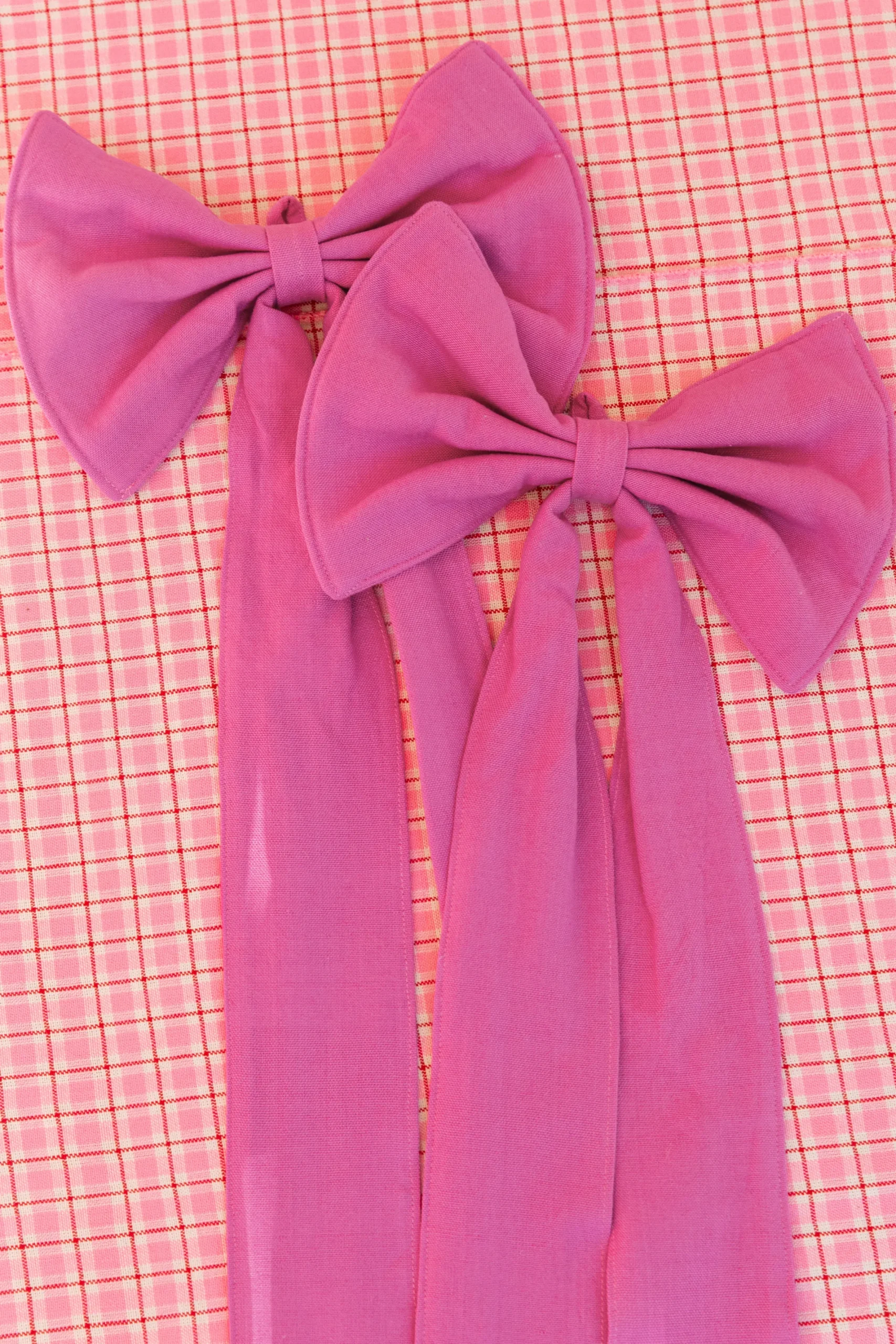 Solid Violet Fabric Bow>Meri Meri Hot