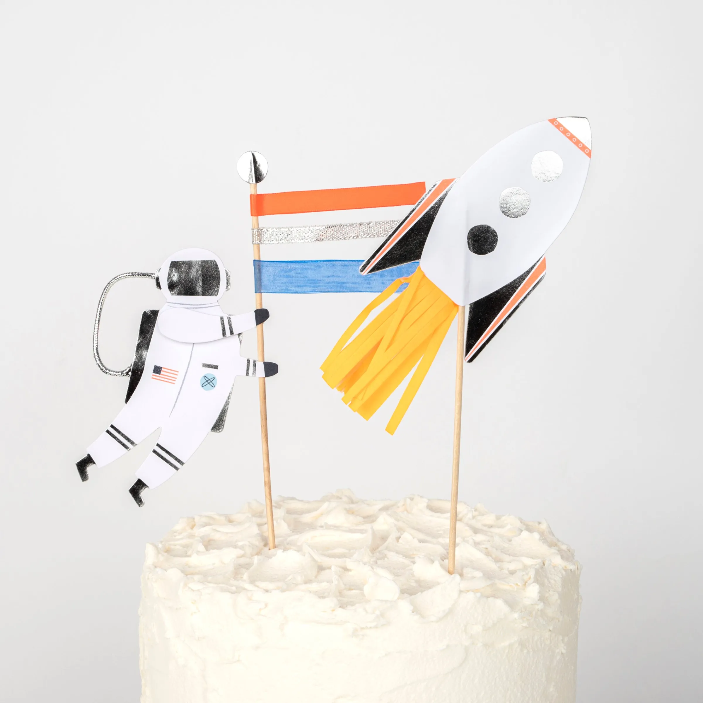 Space Cake Toppers (x 2)>Meri Meri New