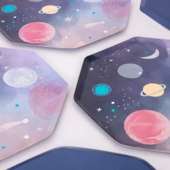 Space Dinner Plates (x 8)><noscript><img width=