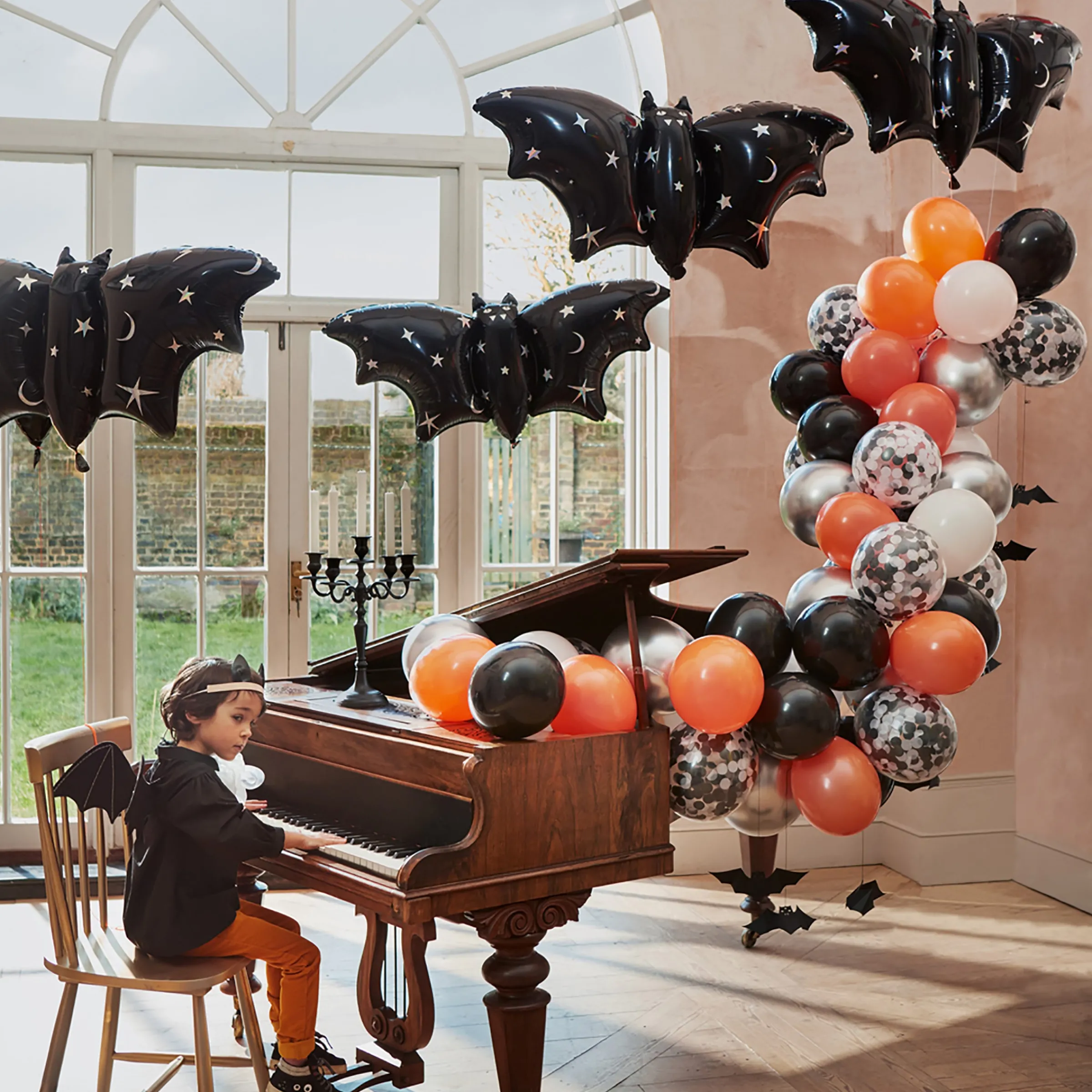 Sparkle Bat Foil Balloons (x 3)>Meri Meri Online
