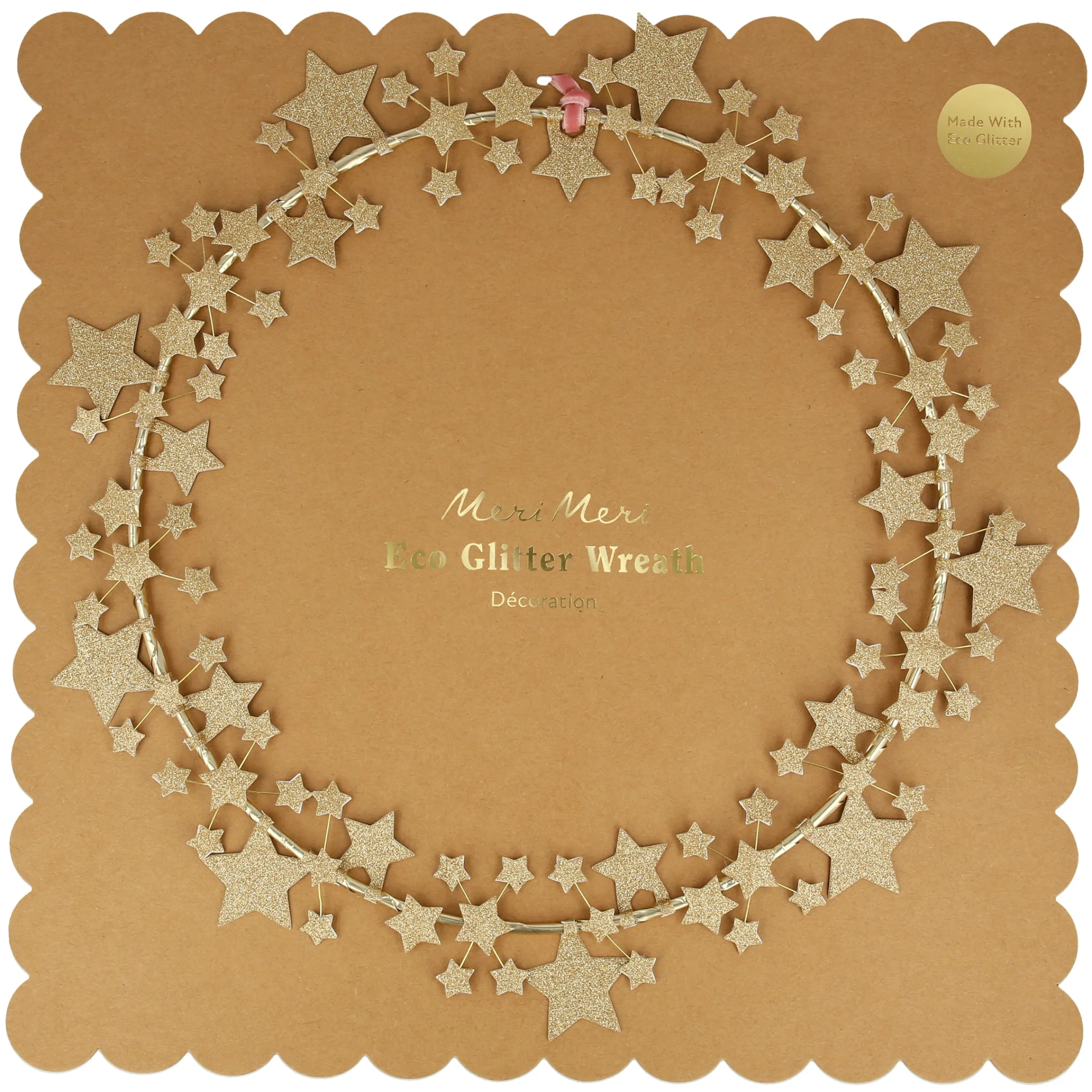 Sparkly Star Wreath>Meri Meri Clearance