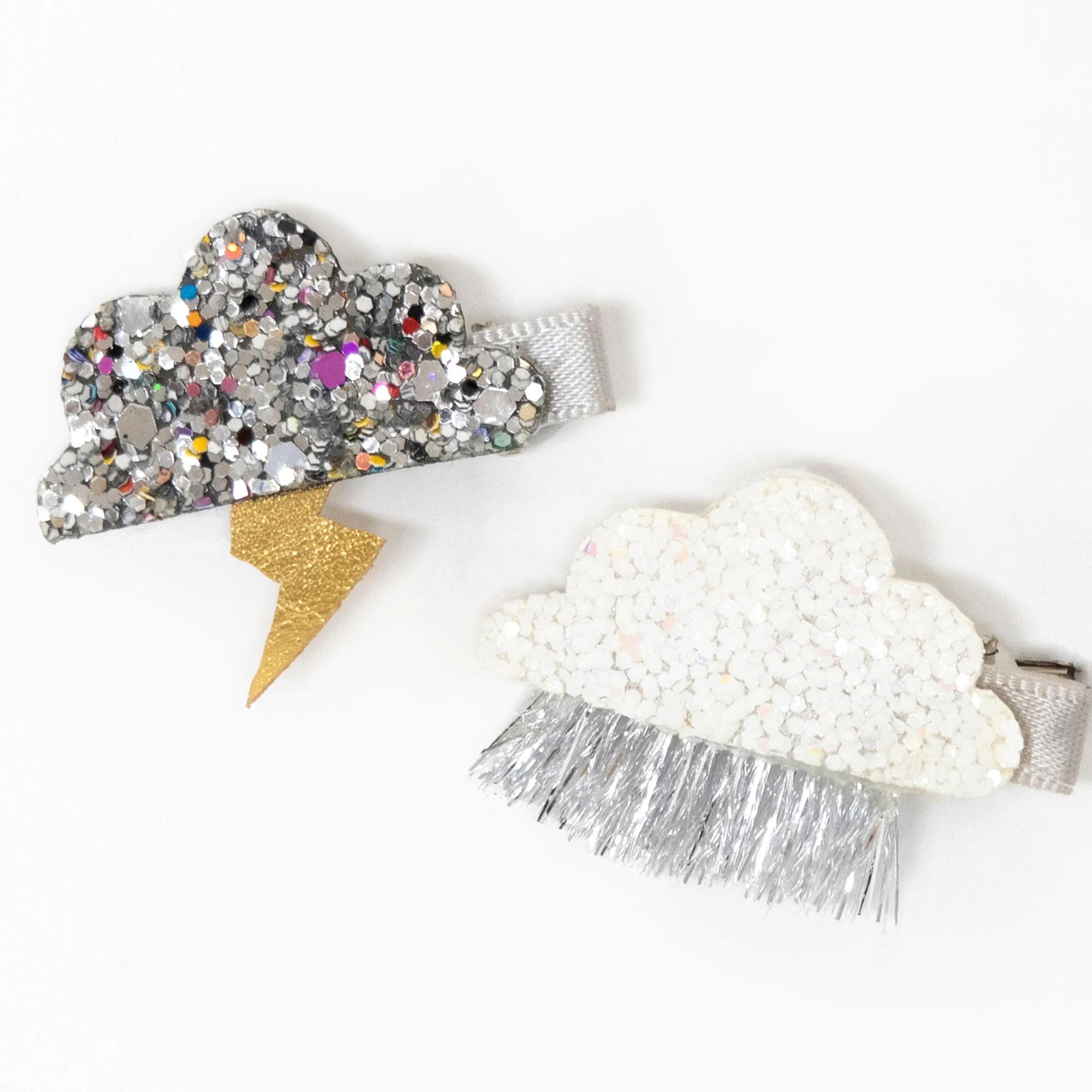 Sparkly Weather Hair Clips (x 4)>Meri Meri Hot