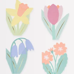 Spring Flower Napkins (x 16)>Meri Meri Best