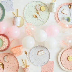 Star Pattern Cups (x 8)>Meri Meri Hot