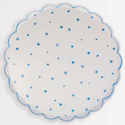 Star Pattern Dinner Plates (x 8)><noscript><img width=