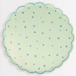 Star Pattern Dinner Plates (x 8)><noscript><img width=