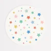 Star Pattern Reusable Small Plates (x 6)>Meri Meri Fashion