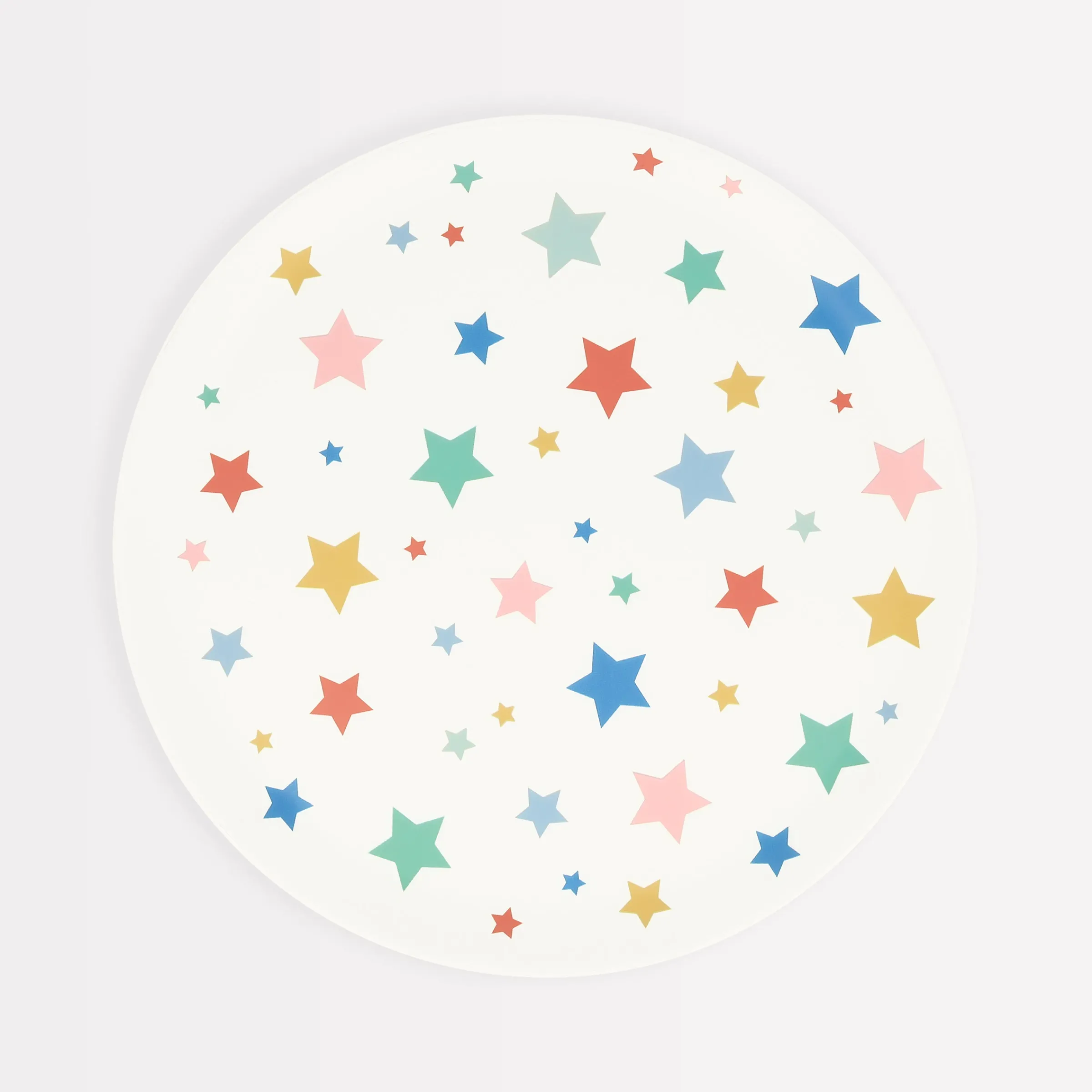 Star Pattern Reusable Small Plates (x 6)>Meri Meri Fashion