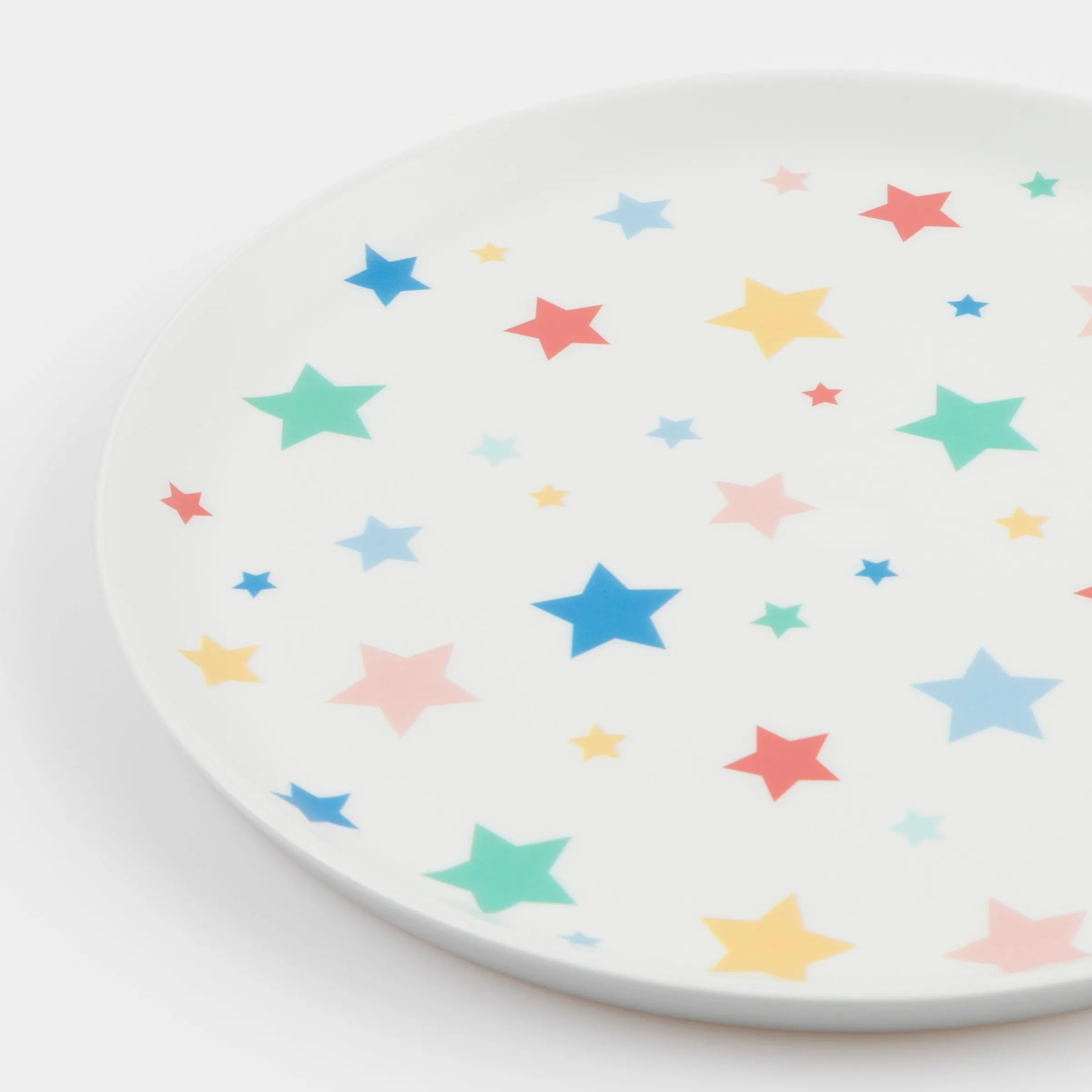 Star Pattern Reusable Small Plates (x 6)>Meri Meri Fashion