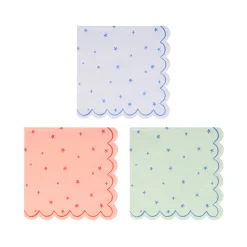 Star Pattern Small Napkins (x 16)>Meri Meri Sale