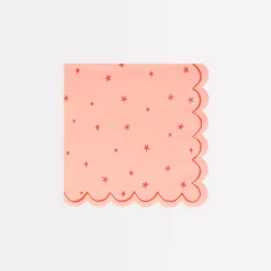 Star Pattern Small Napkins (x 16)><noscript><img width=