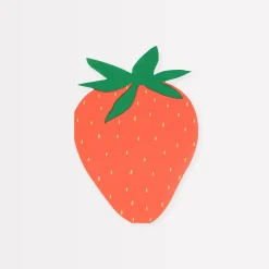 Strawberry Napkins (x 16)>Meri Meri Discount