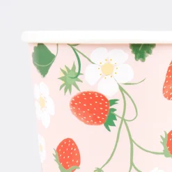 Strawberry Pattern Cups (x 8)><noscript><img width=