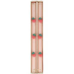 Strawberry Table Candles (x 2)><noscript><img width=