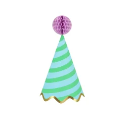 Stripe Party Hats (x 8)><noscript><img width=