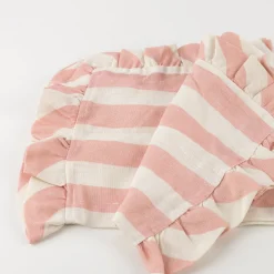 Stripe Ruffle Fabric Napkins (x 4)><noscript><img width=