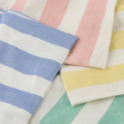 Stripe Ruffle Fabric Napkins (x 4)><noscript><img width=