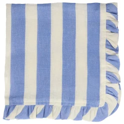 Stripe Ruffle Fabric Napkins (x 4)><noscript><img width=
