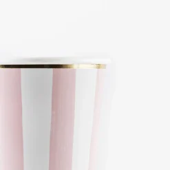 Striped Cups (x 8)><noscript><img width=
