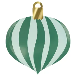 Striped Ornament Plates (x 8)><noscript><img width=