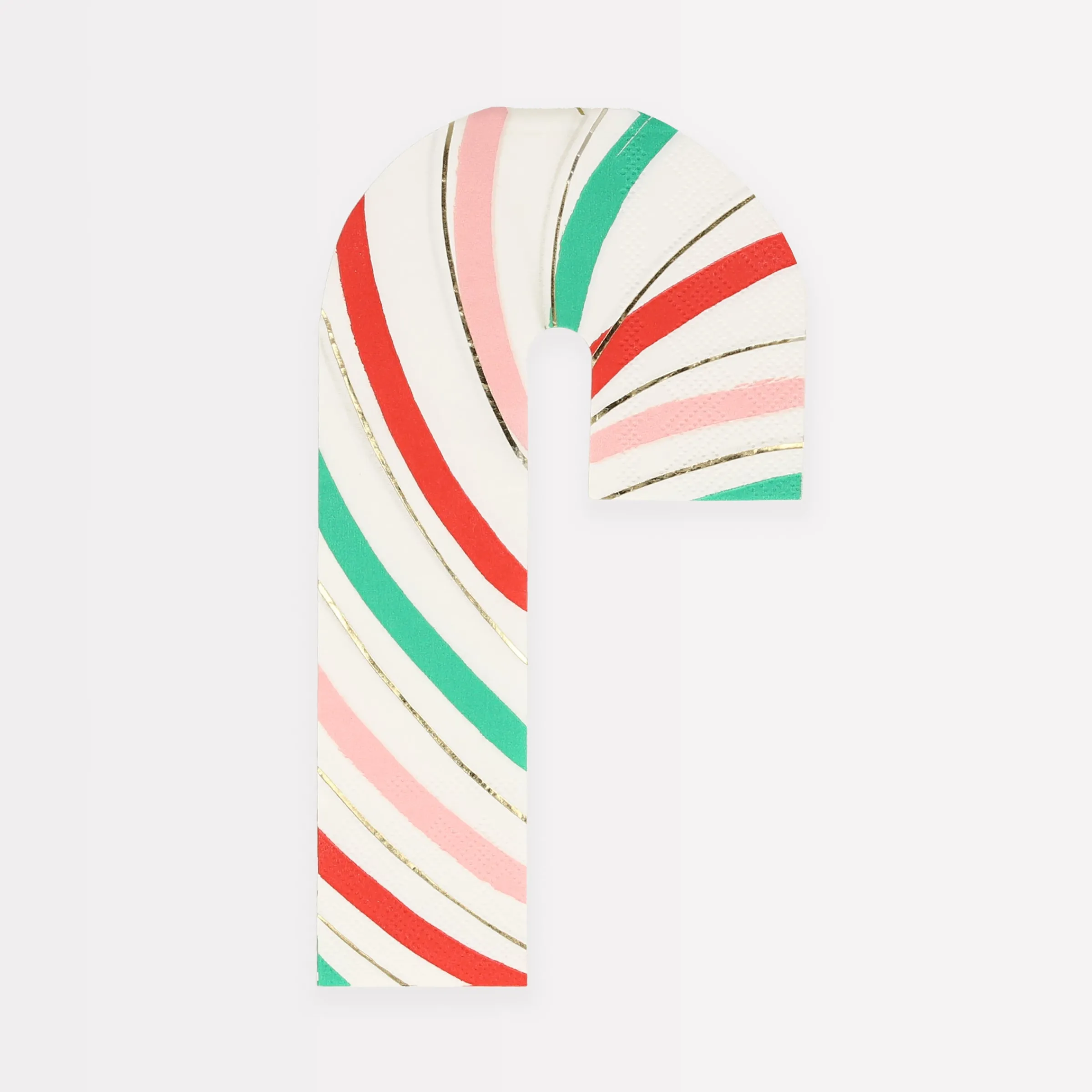 Stripy Candy Cane Napkins (x 16)>Meri Meri Hot