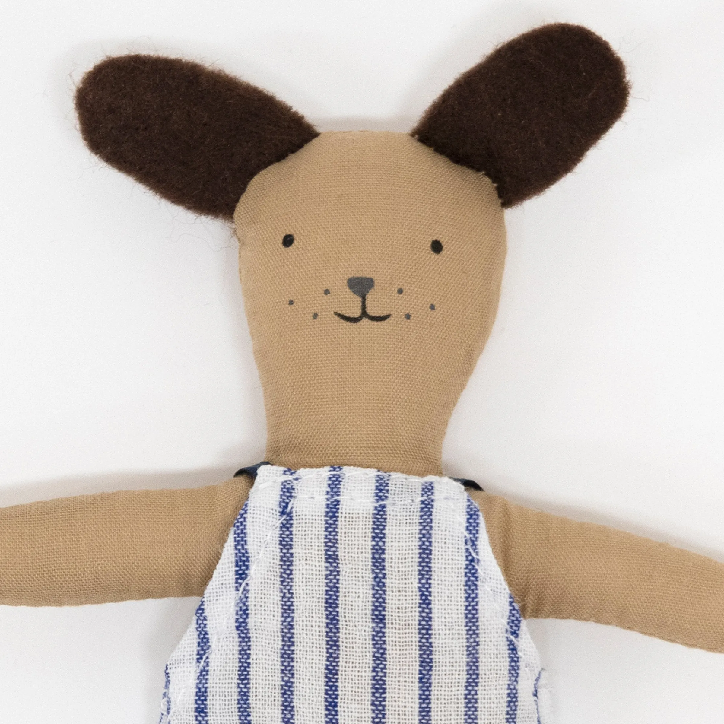 Stripy Puppy Mini Suitcase Doll>Meri Meri Online