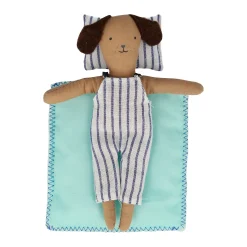 Stripy Puppy Mini Suitcase Doll><noscript><img width=