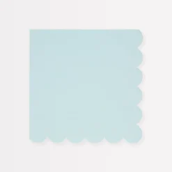 Summer Sky Blue Large Napkins (x 16)>Meri Meri Hot