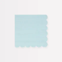 Summer Sky Blue Small Napkins (x 16)>Meri Meri Outlet