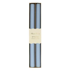 Summer Sky Blue Table Candles (x 2)><noscript><img width=