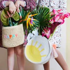 Sun Woven Cotton Rope Bag><noscript><img width=