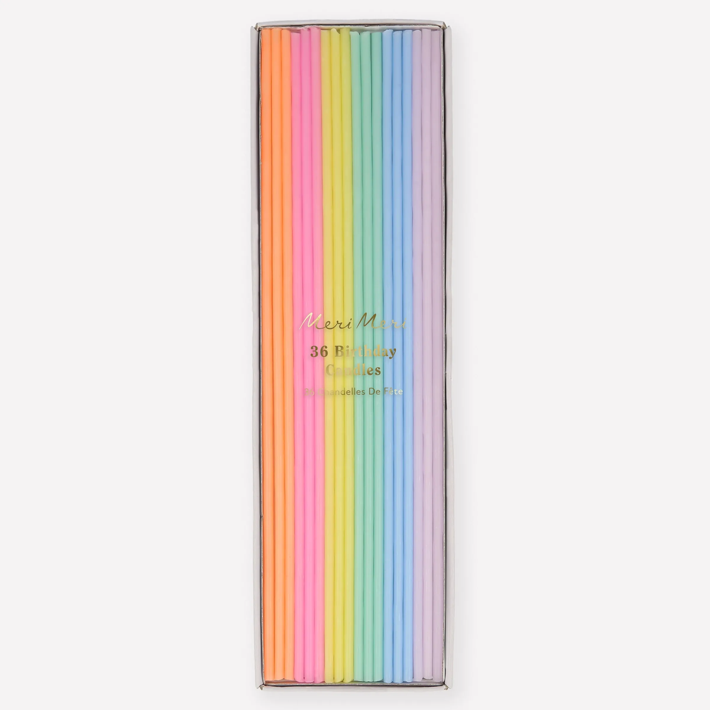 Super Skinny Mixed Candles (x 36)>Meri Meri Discount