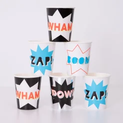 Superhero Cups (x 8)>Meri Meri Best