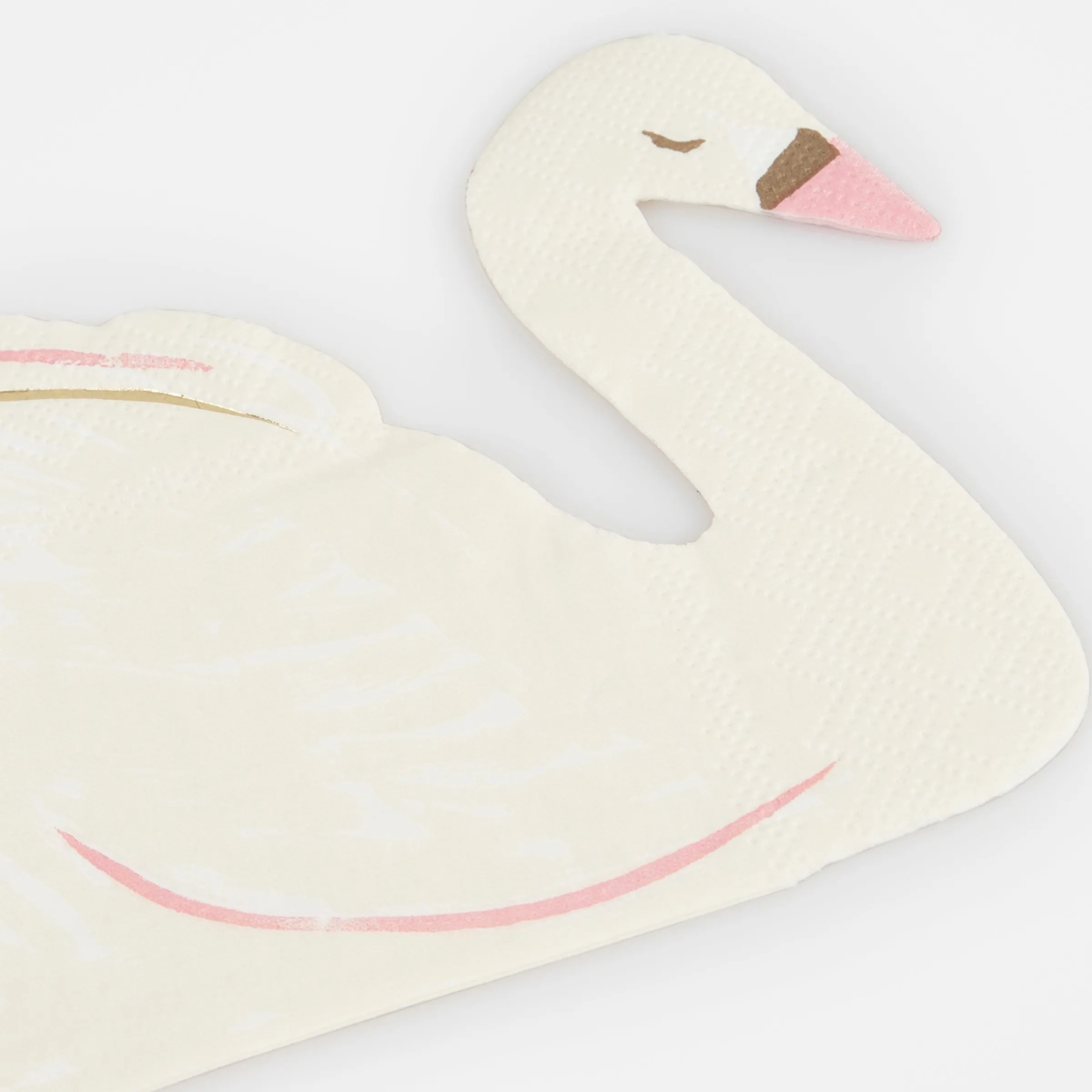 Swan Shaped Napkins (x 16)>Meri Meri Clearance