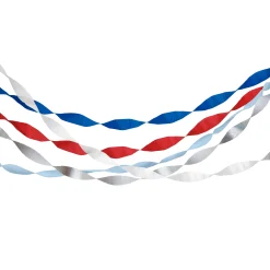 4th of July Streamers (x 5)>Meri Meri Clearance