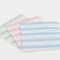 Ticking Stripe Large Napkins (x 16)>Meri Meri Fashion