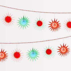 Tissue Paper Starburst Garland>Meri Meri Online