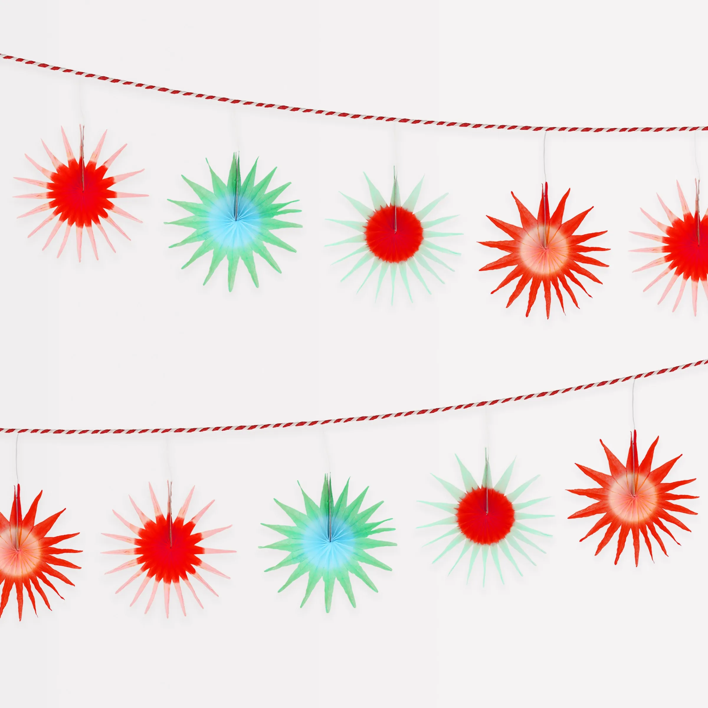 Tissue Paper Starburst Garland>Meri Meri Online