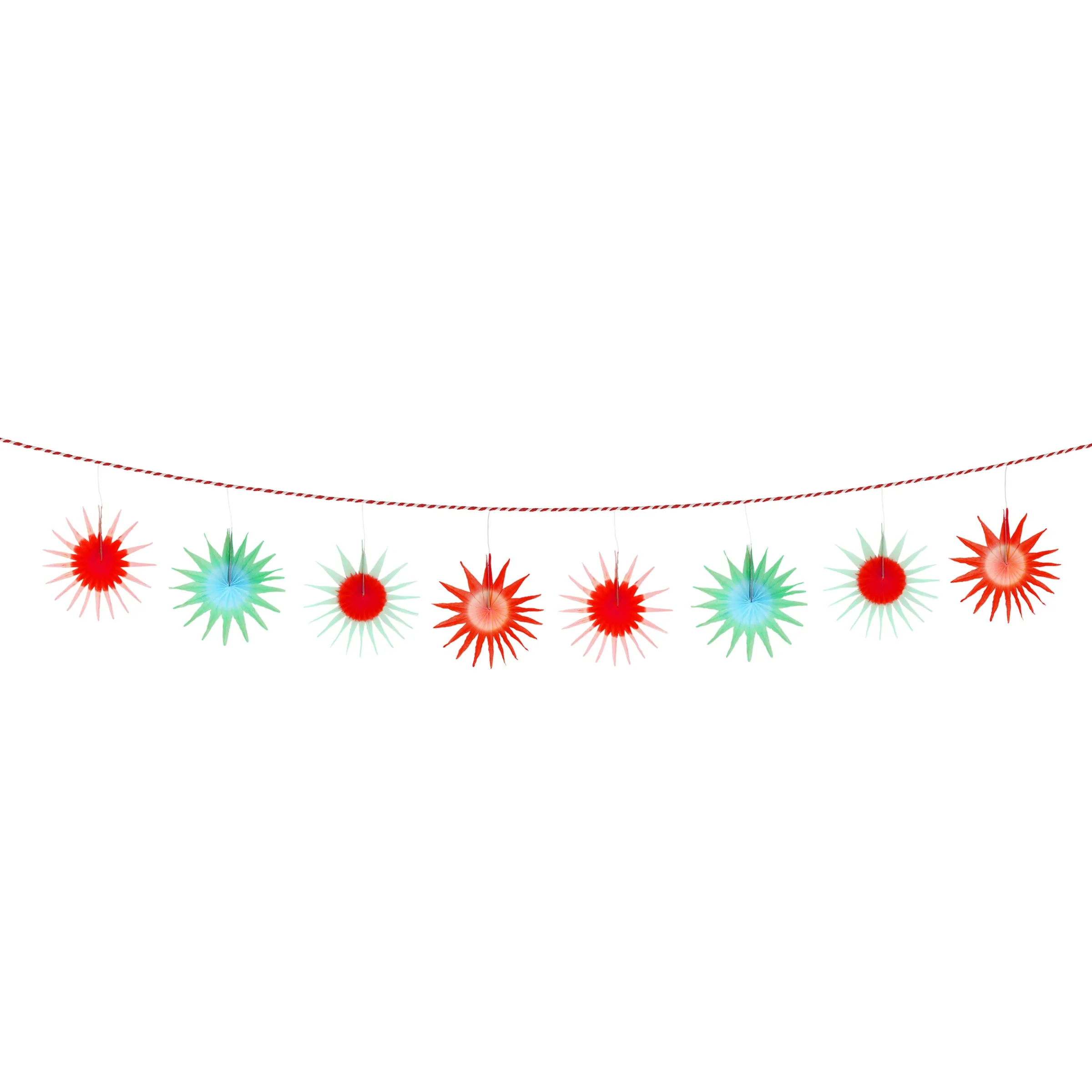 Tissue Paper Starburst Garland>Meri Meri Online