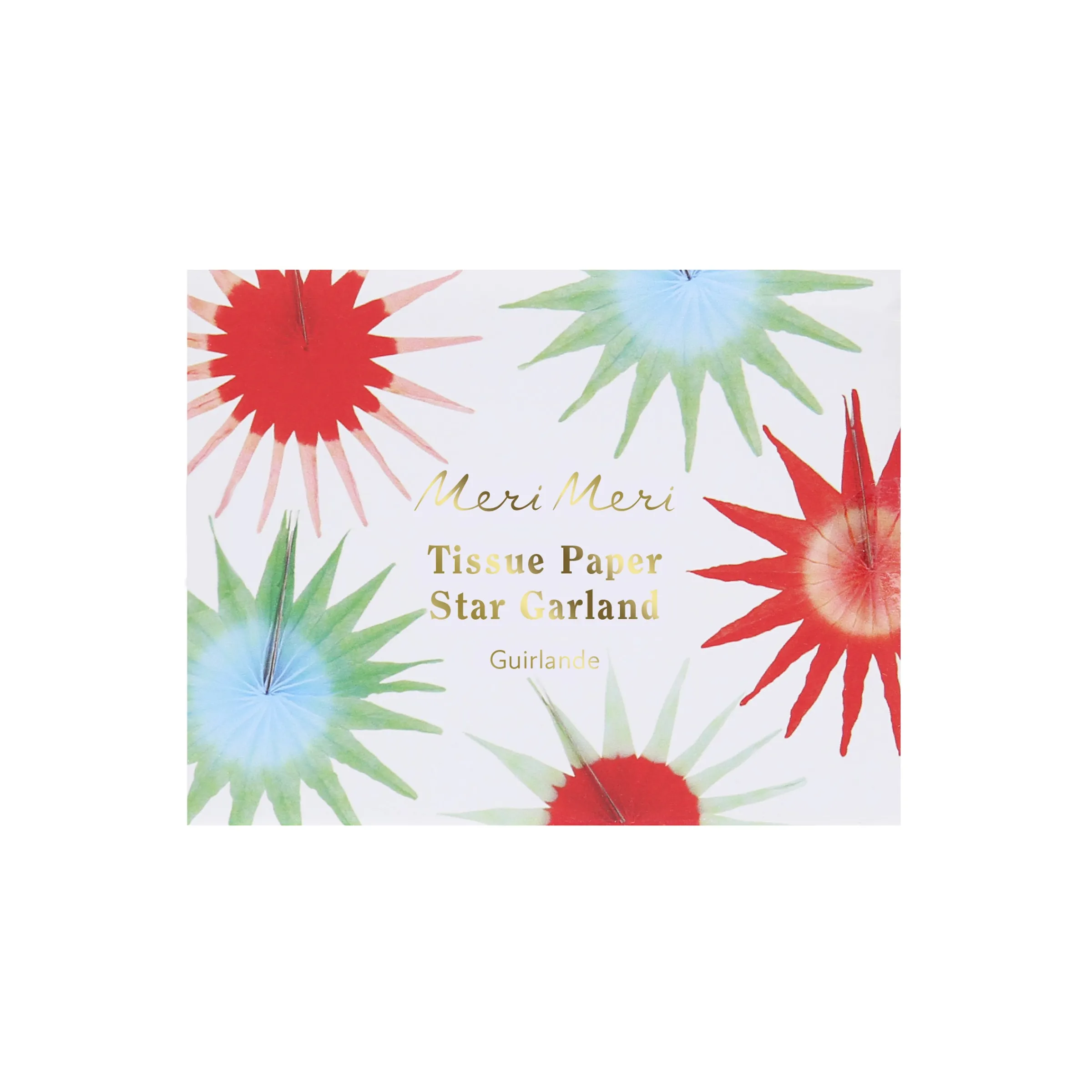 Tissue Paper Starburst Garland>Meri Meri Online