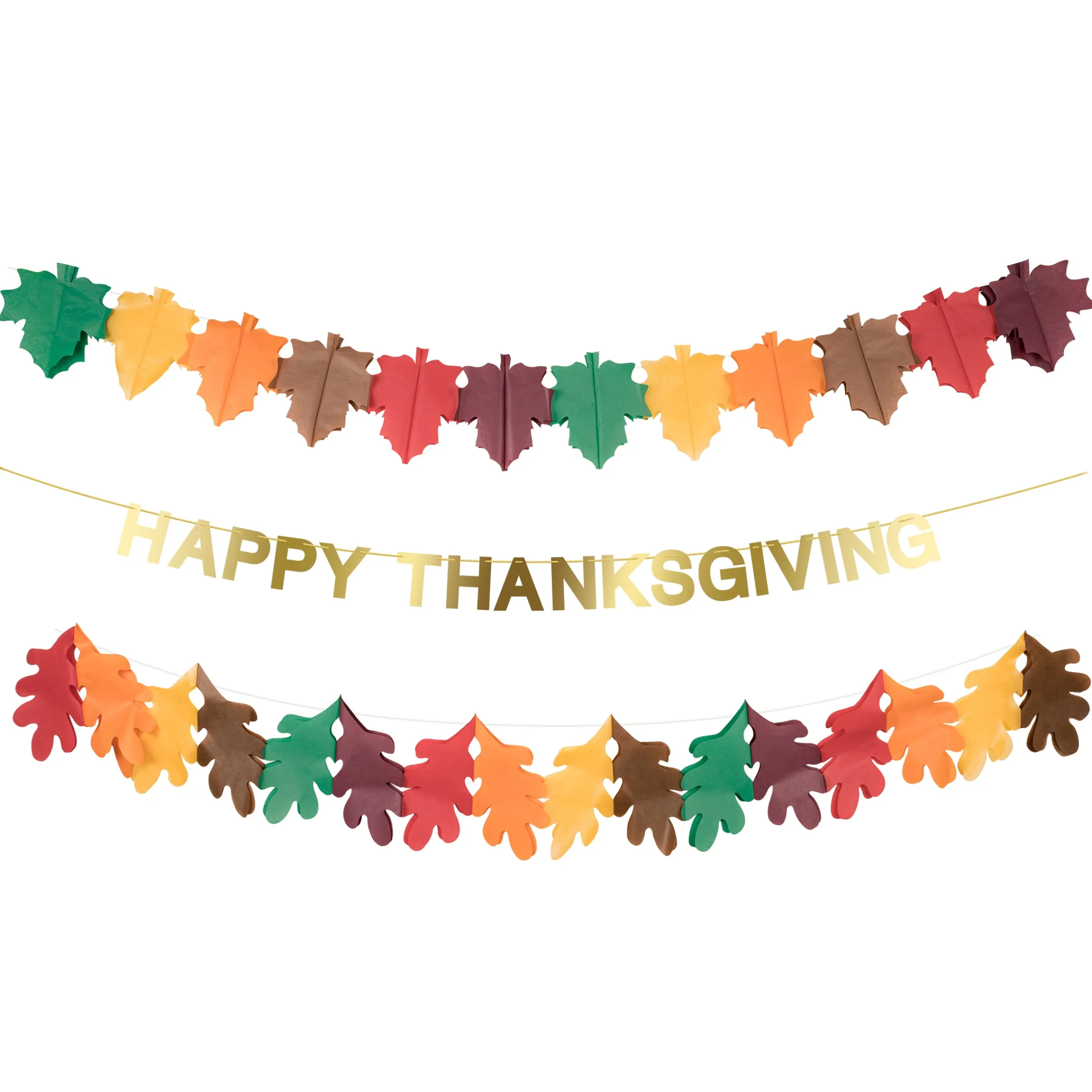Tissue Paper Thanksgiving Garland Set>Meri Meri Online