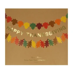 Tissue Paper Thanksgiving Garland Set><noscript><img width=