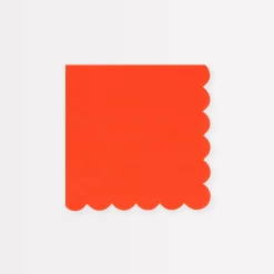 Tomato Red Small Napkins (x 16)>Meri Meri Online