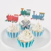 Train Cupcake Kit (x 24 toppers)>Meri Meri Online